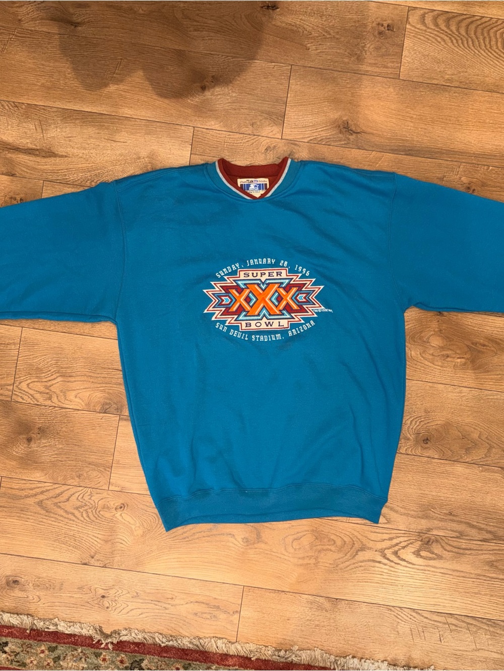 STARTER Vintage Super Bowl Sweatshirt | Dallas Cowboys vs Pittsburgh Steelers